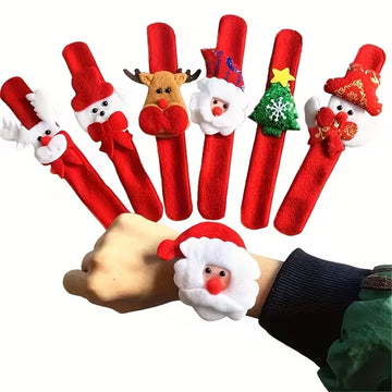 Festive Christmas Wristbands - Pack Of 5