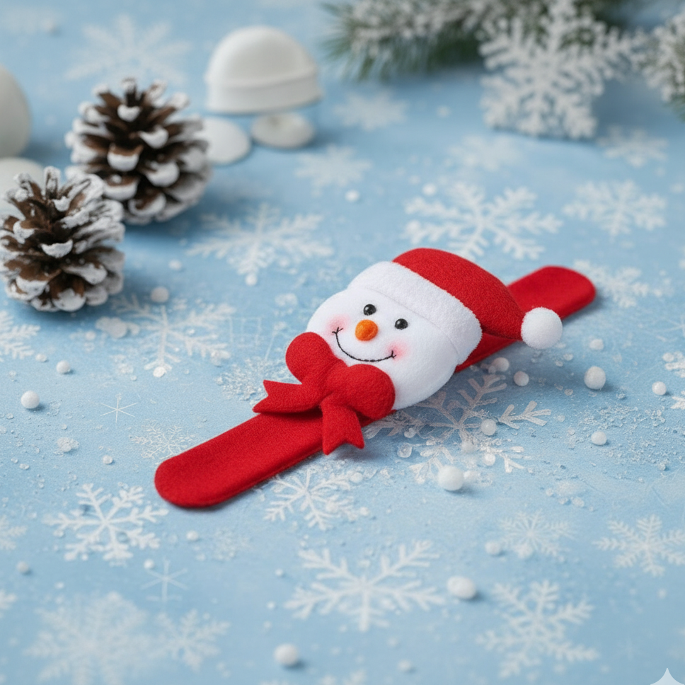 Snowman Light Plush Wristband