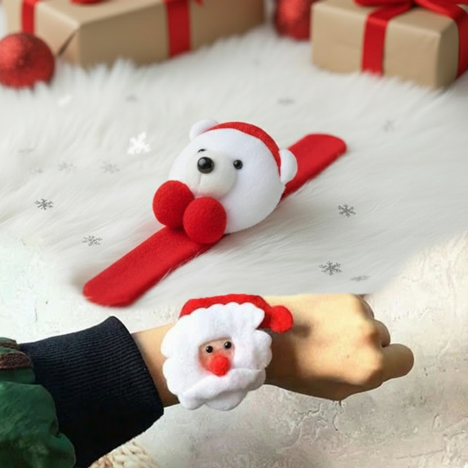 Santa Claus Light Plush Wristband