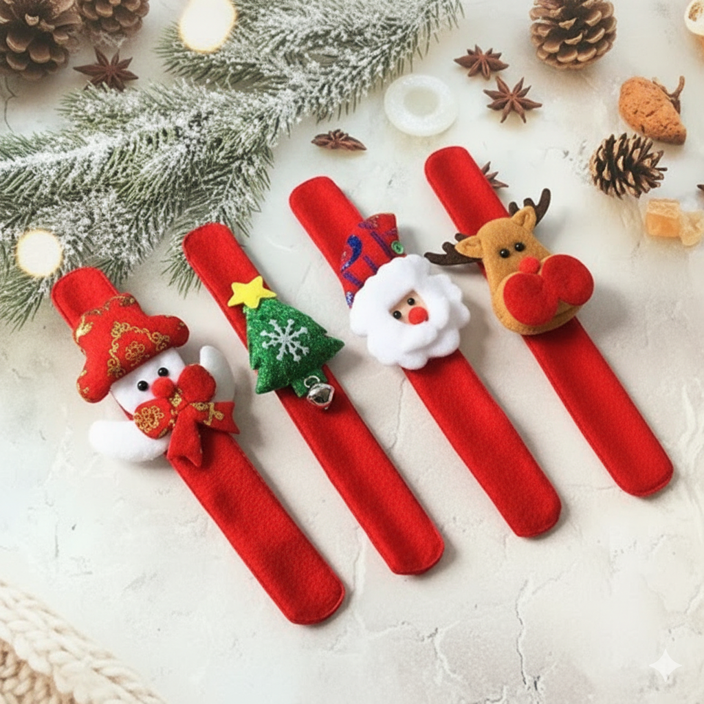 Christmas Tree Light Plush Wristband