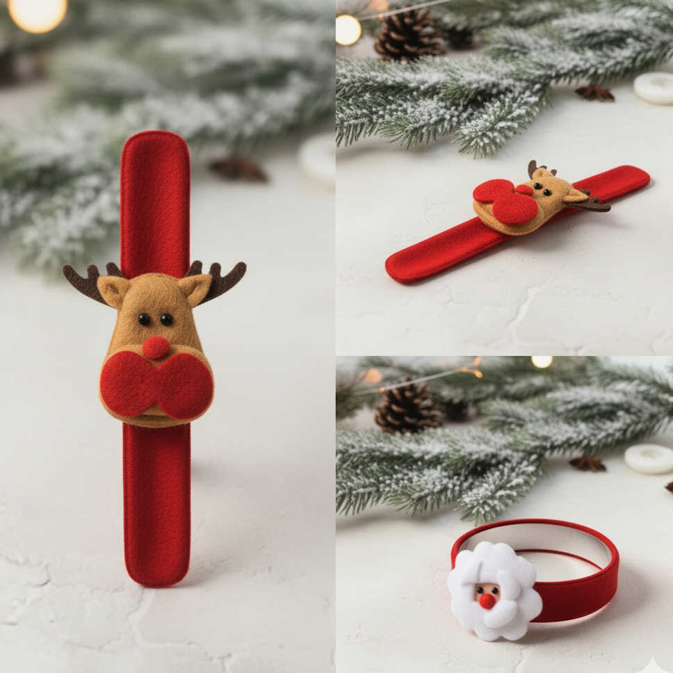 Reindeer Light Plush Wristband