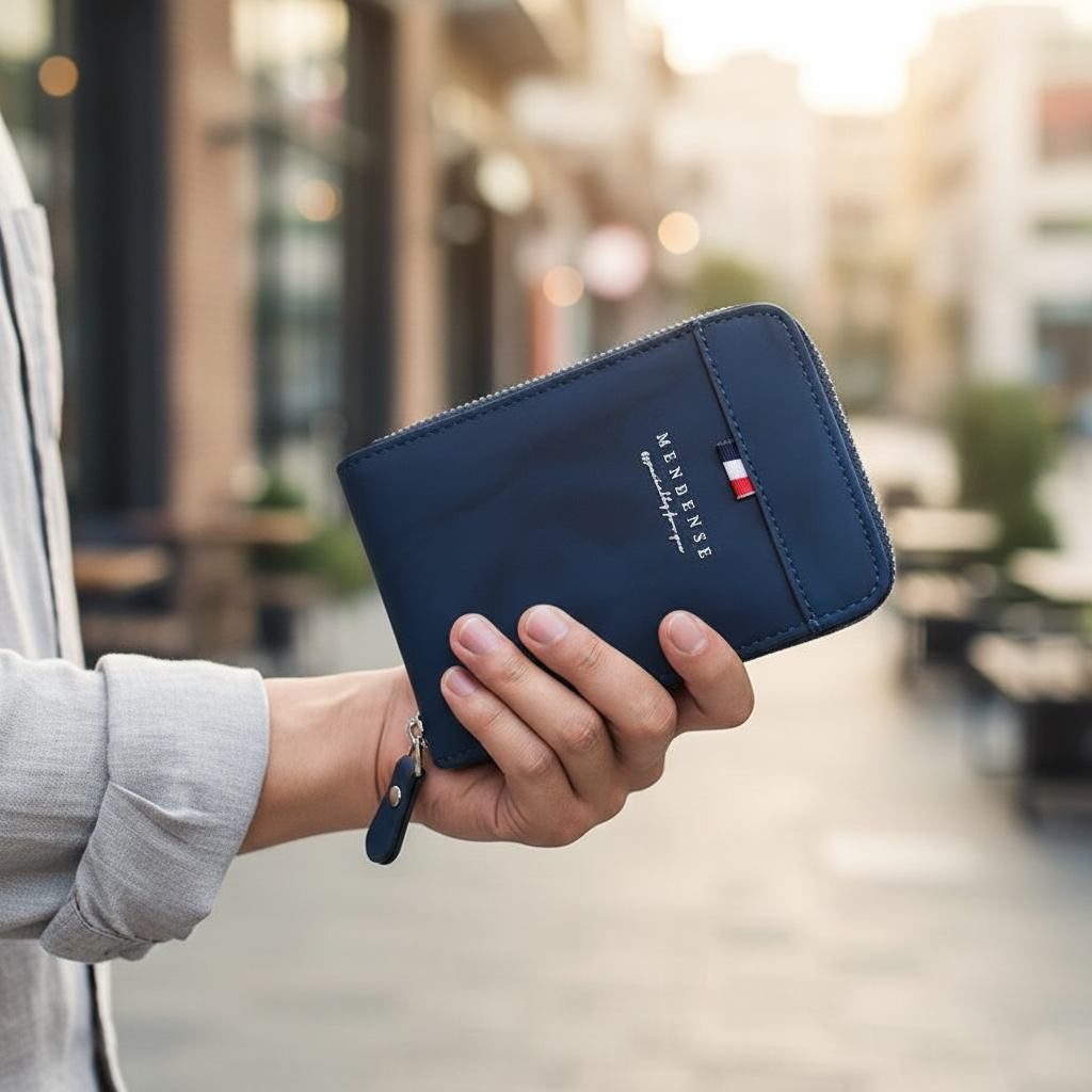 Men’s Short Zipper Wallet