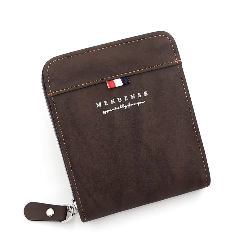 Men’s Short Zipper Wallet